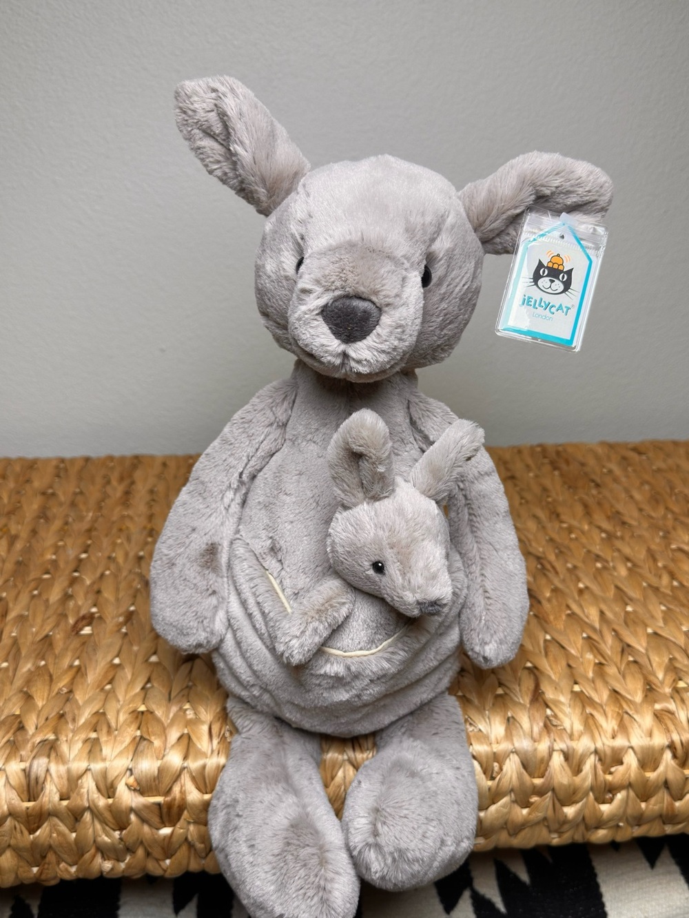 Jellycat Kara Kangaroo with Joey / BNWT / Retired & VHTF
